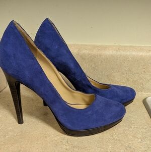 5.5 Cole Haan Blue Real Suede Shoes